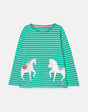 Girls' Bessie Long Sleeve Screenprint T-Shirt | Joules - Joules