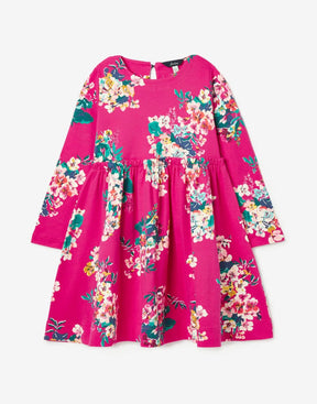 Joules Girls Hampton Long Sleeve Paperbag Waist Jersey Dress – product image 1