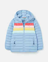 Girls' Kinnaird Showerproof Recycled Packable Padded Jacket | Joules - Joules