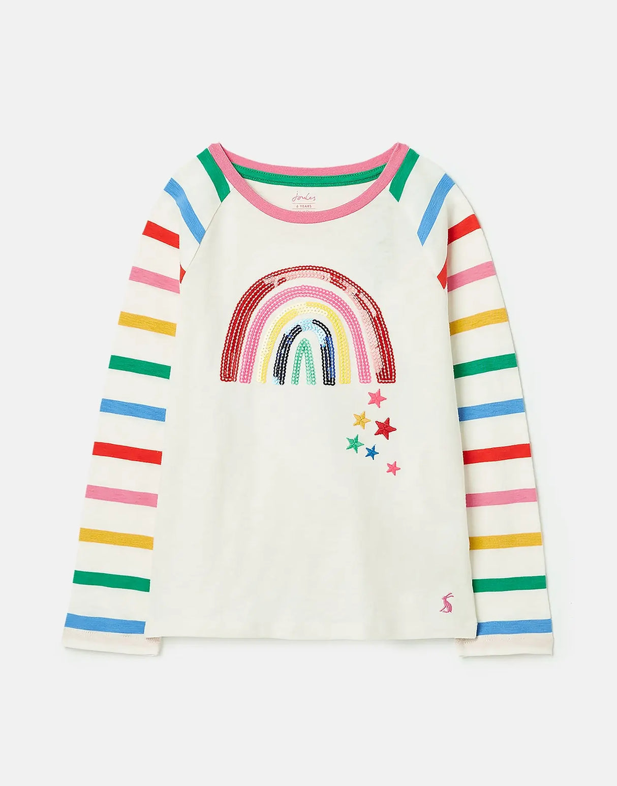 Girls' Lorna Long Sleeve Artwork Top | Joules - Joules