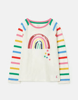 Girls' Lorna Long Sleeve Artwork Top | Joules - Joules