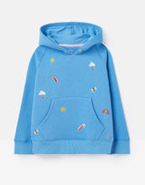 Girls' Lucas Raglan Sleeve Hooded Sweatshirt | Joules - Joules