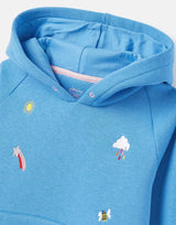 Girls' Lucas Raglan Sleeve Hooded Sweatshirt | Joules - Joules