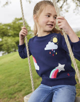 Girls' Mackenzie Artwork Sweatshirt | Joules - Joules