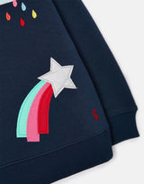 Girls' Mackenzie Artwork Sweatshirt | Joules - Joules