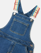 Girls Kimberly Denim Dungaree Dress | Joules - Jenni Kidz