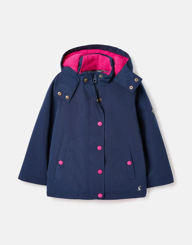 Girls Morgan Showerproof Artwork Jacket | Joules - Jenni Kidz