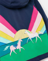 Girls Morgan Showerproof Artwork Jacket | Joules - Jenni Kidz