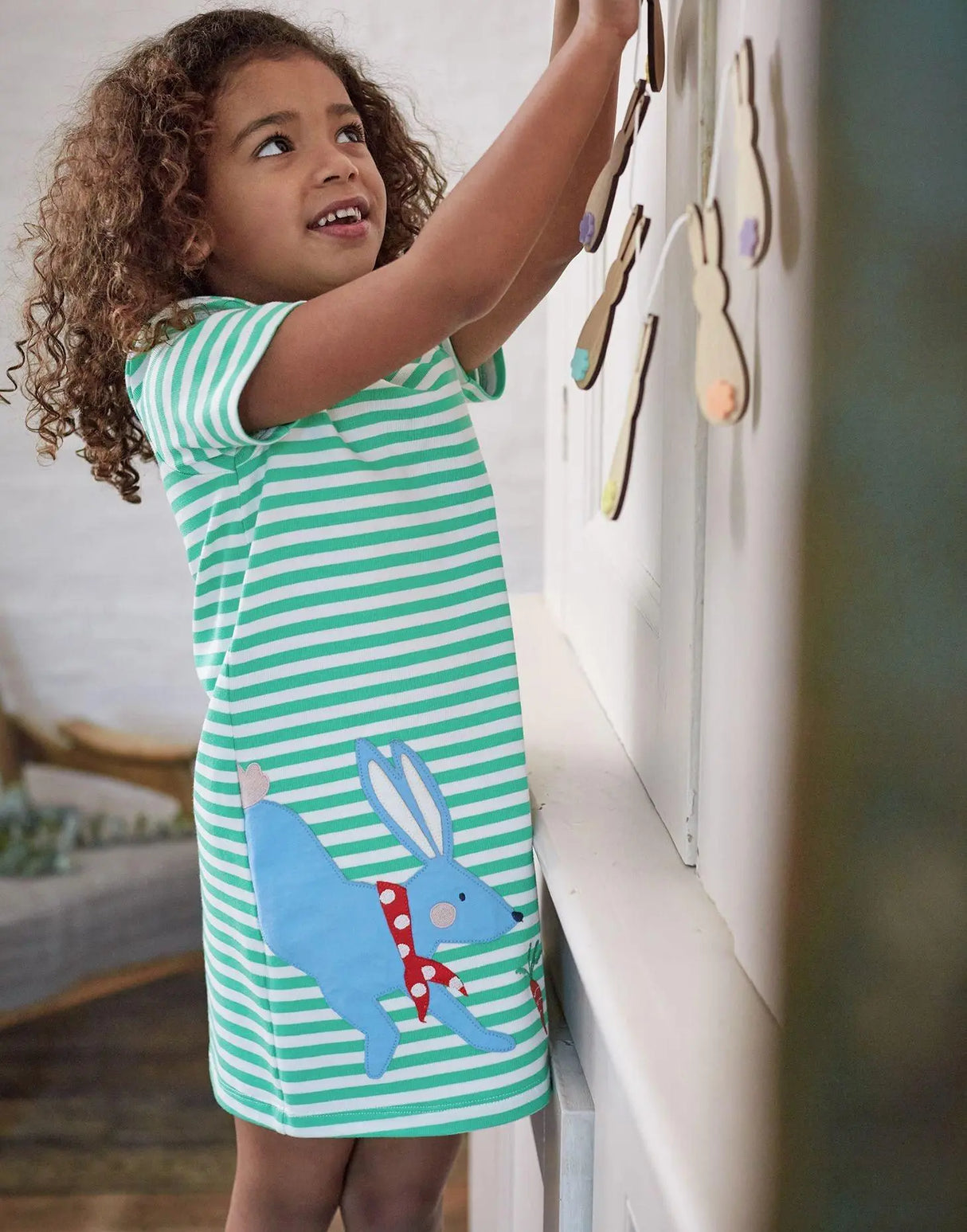 Girls Rosalee Short Sleeve A-Line Dress | Joules - Jenni Kidz