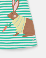 Girls Rosalee Short Sleeve A-Line Dress | Joules - Jenni Kidz