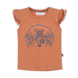 Girls T-Shirt Rusty Brown | Dirkje - Jenni Kidz