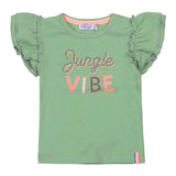 Girls T-shirt Green | Dirkje - Jenni Kidz