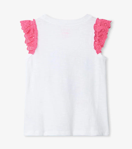 Girls Toucan Tropics Eyelet Trim Tank | Hatley - Jenni Kidz