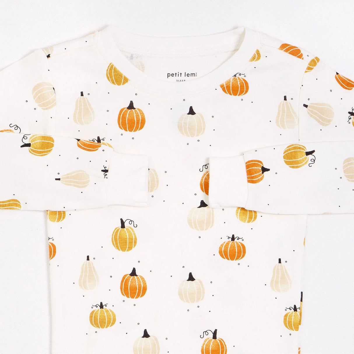 Gourds Print on Off-White Pajama Set | Petit Lem - Jenni Kidz