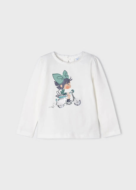 Graphic Long Sleeved Shirt Girl | Mayoral - Mayoral