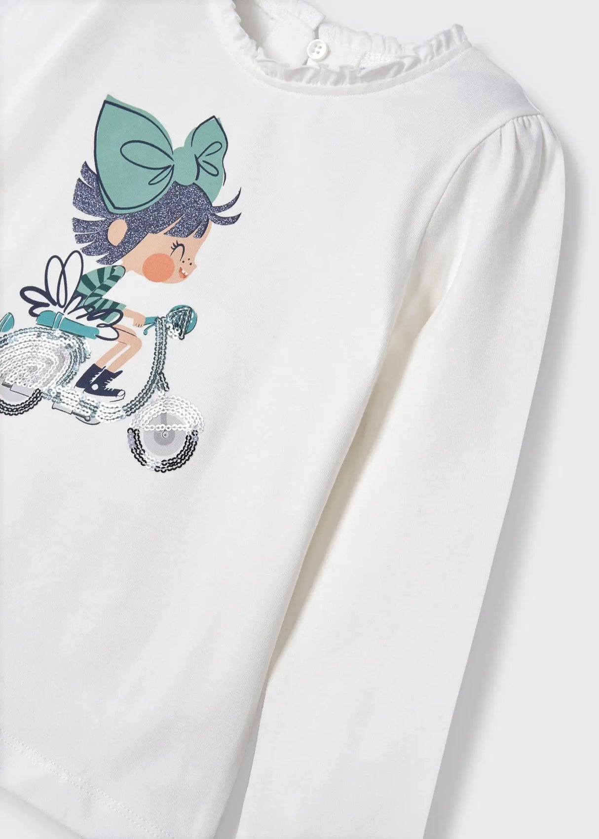 Graphic Long Sleeved Shirt Girl | Mayoral - Mayoral