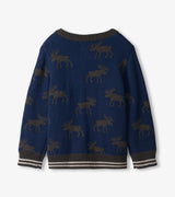 Graphic Moose Crew Neck Sweater | Hatley - Jenni Kidz