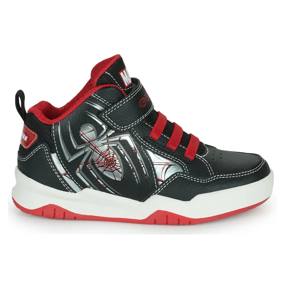 High Top Sneakers Perth Boy BlackRed | Geox - Geox