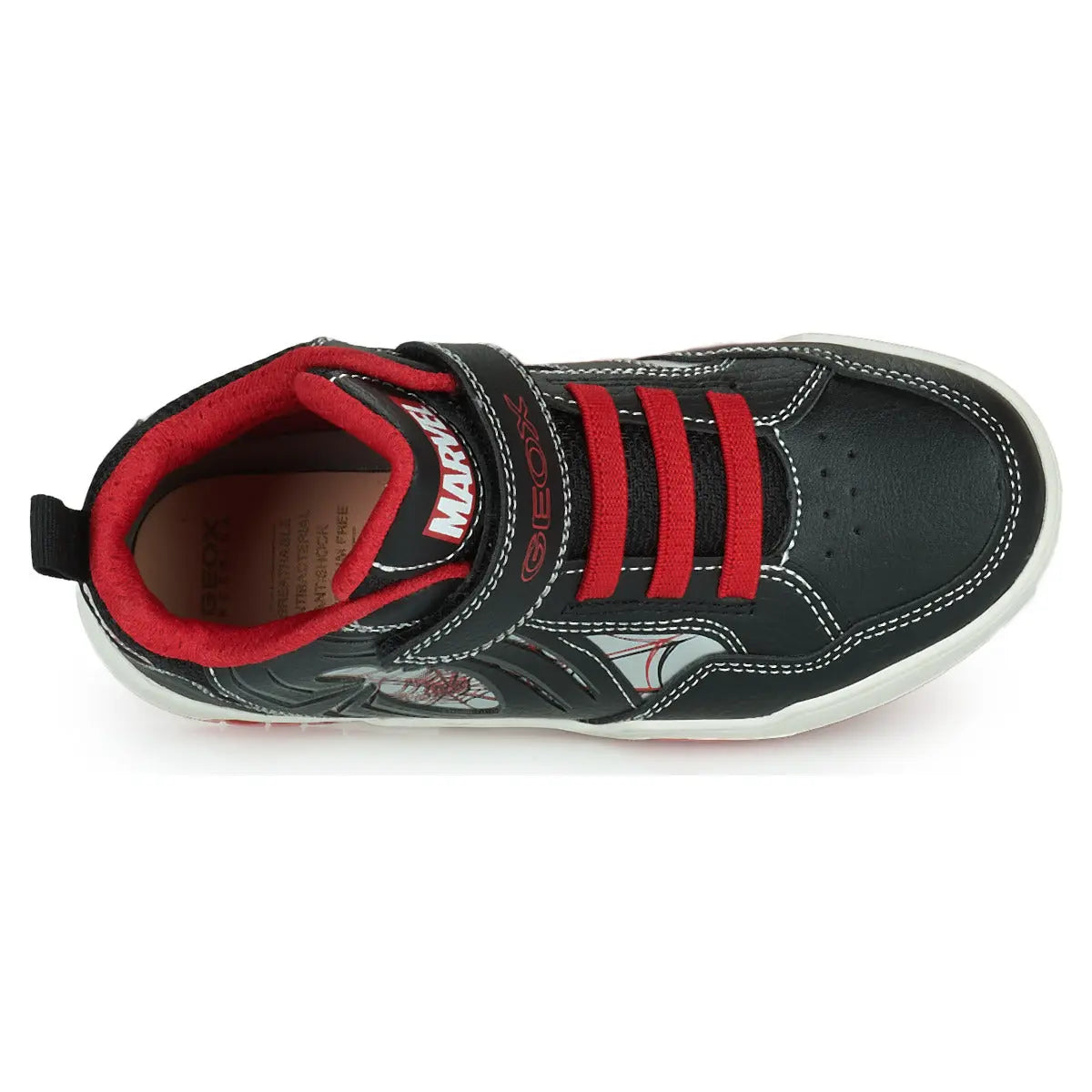 High Top Sneakers Perth Boy BlackRed | Geox - Geox