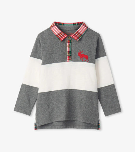 Holiday Elk Polo Shirt | Hatley - Jenni Kidz