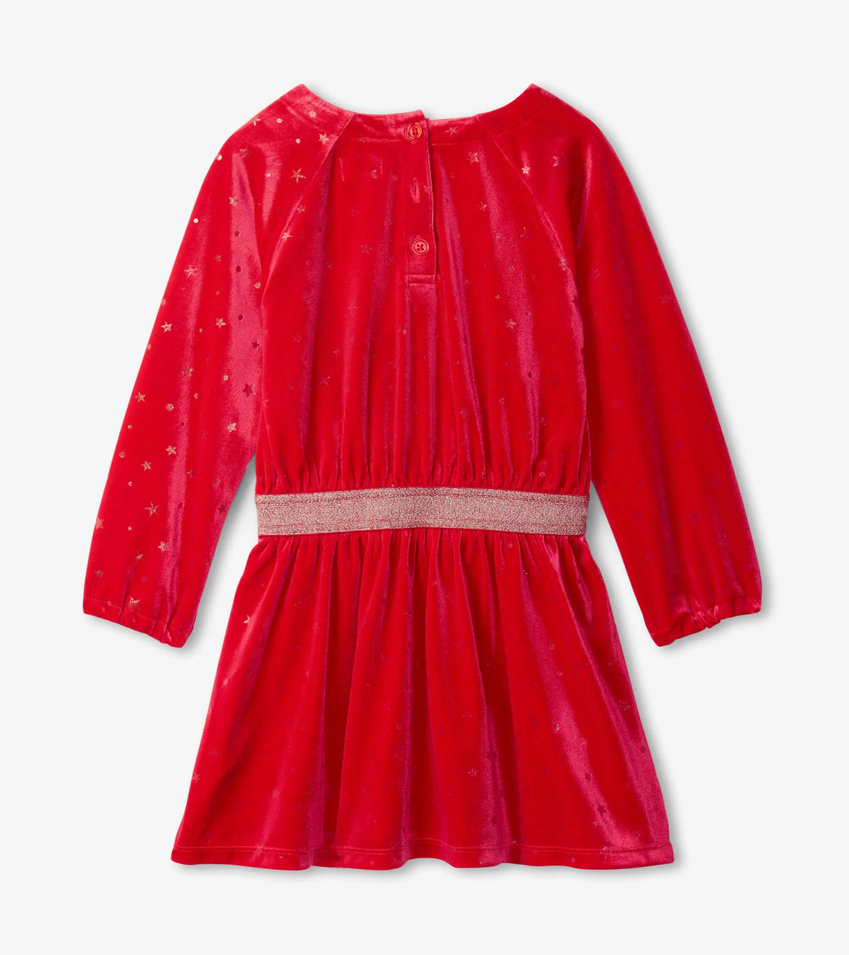 Holiday Stars Crushed Velour Dress | Hatley - Jenni Kidz