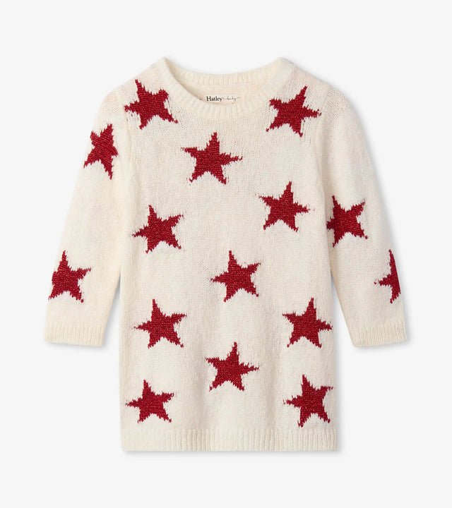 Holiday Stars Sweater Dress | Hatley - Jenni Kidz