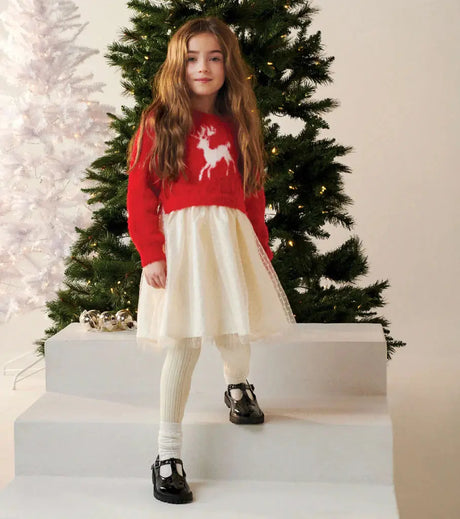 Holideer Mix Media Dress | Hatley - Jenni Kidz