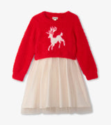 Holideer Mix Media Dress | Hatley - Jenni Kidz