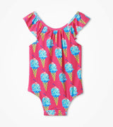 Ice Cream Cones Baby Ruffle Swimsuit | Hatley - Jenni Kidz