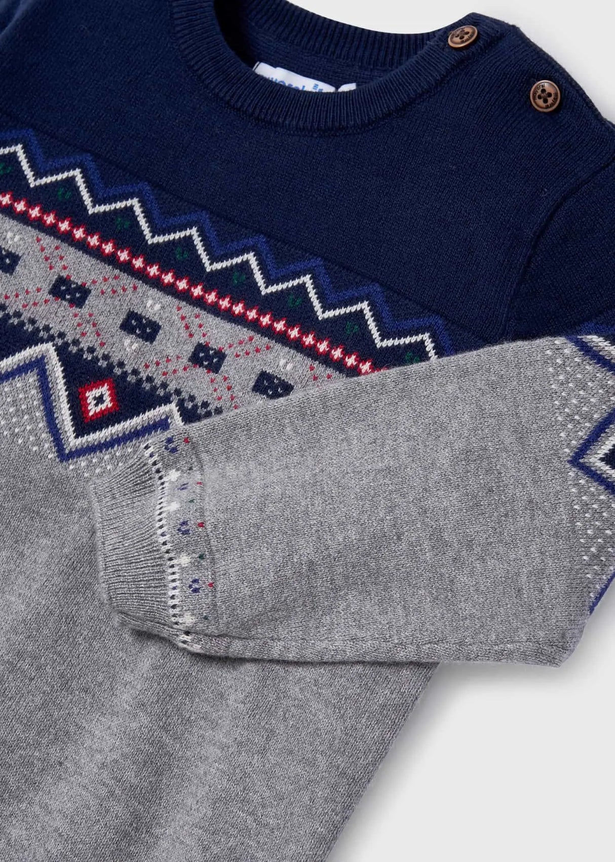 Jacquard Sweater Baby Boy | Mayoral - Mayoral