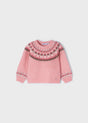 Jersey Jacquard Sweater Baby Girl | Mayoral - Mayoral