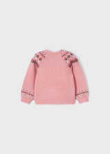 Jersey Jacquard Sweater Baby Girl | Mayoral - Mayoral