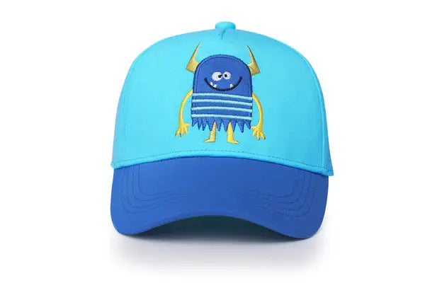 Kids Ball Cap - Monster Blue | FlapJackKids - Jenni Kidz