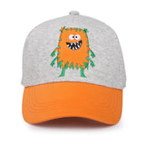 Kids UPF50+ Ball Cap - Monster Orange | FlapJackKids - Jenni Kidz