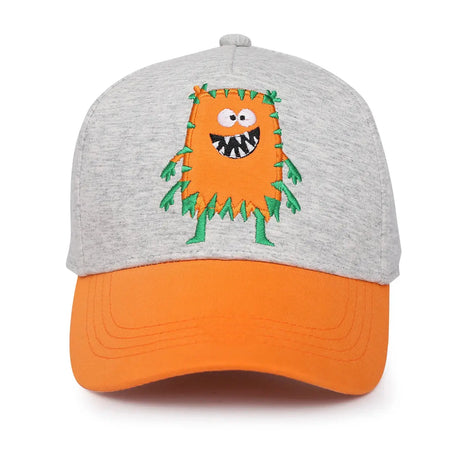 Kids UPF50+ Ball Cap - Monster Orange | FlapJackKids - Jenni Kidz