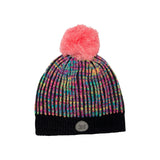 Knit Hat Black Multicolor - Anthracite | DEUX PAR DEUX - DEUX PAR DEUX