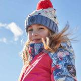 Knit Hat Off White, Blue And Red | DEUX PAR DEUX - DEUX PAR DEUX