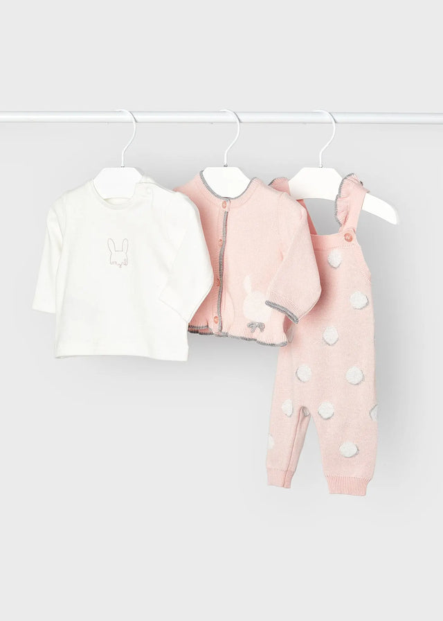 Knitted Dungaree Set Newborn | Mayoral - Mayoral