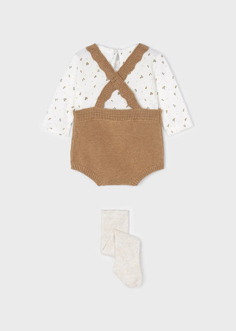 Knitted Dungaree Set Newborn Boy | Mayoral - Mayoral