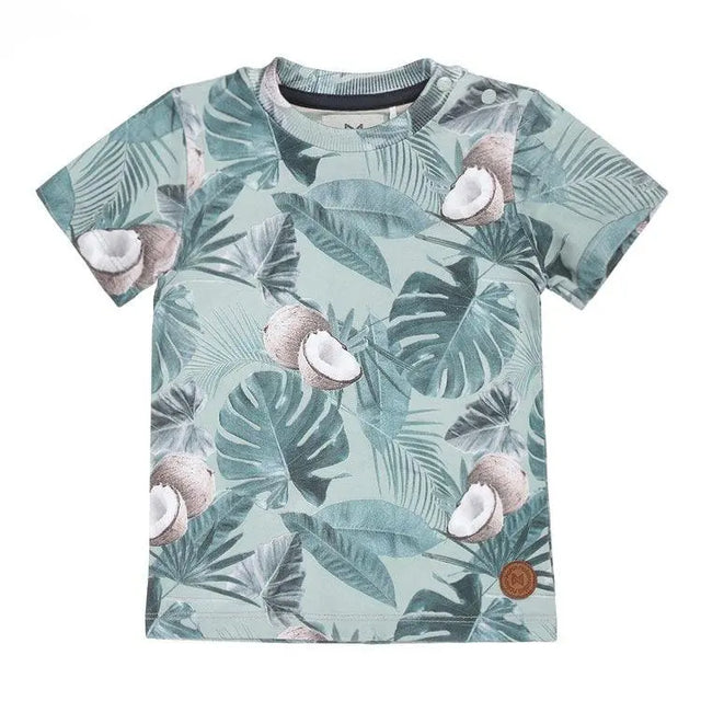 Koko Noko Boys T-shirt Light Green Coconut | Koko-Noko - Jenni Kidz