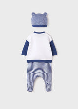 Leg Warmer And Hat Set Newborn Boy | Mayoral - Jenni Kidz