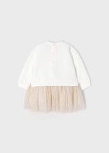 Little Mouse Shirt With Tulle Skirt Baby Girl | Mayoral - Mayoral