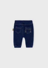 Long Denim Pants With Elastic Waistband Newborn Boy | Mayoral - Mayoral