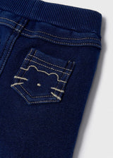 Long Denim Pants With Elastic Waistband Newborn Boy | Mayoral - Mayoral