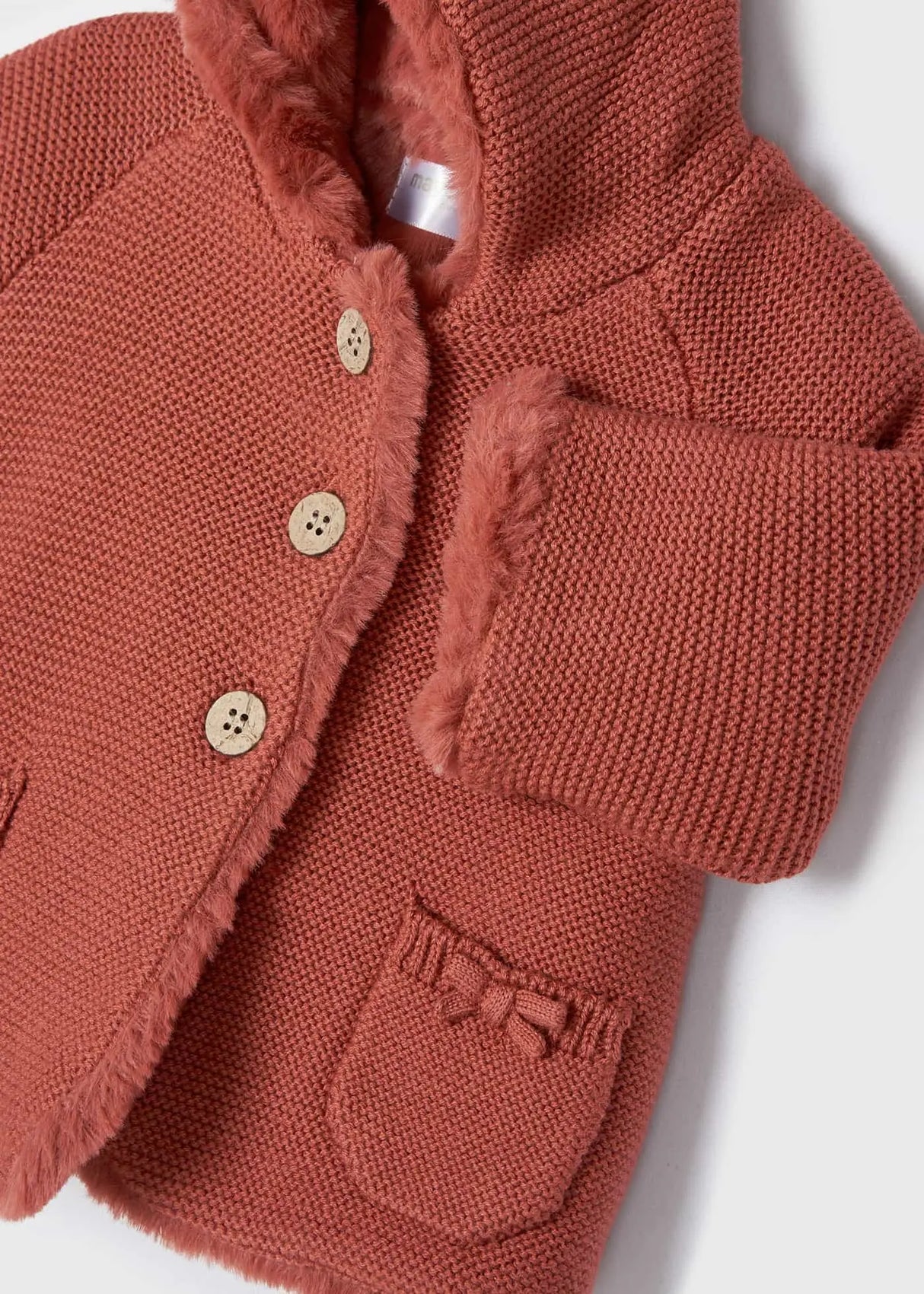 Long Knitted Cardigan Newborn Girl | Mayoral - Mayoral