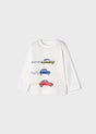 Long Sleeve Vehicles T-shirt Baby Boy | Mayoral - Mayoral