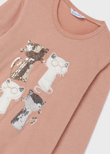 Long Sleeved Graphic T-shirt Girl | Mayoral - Mayoral