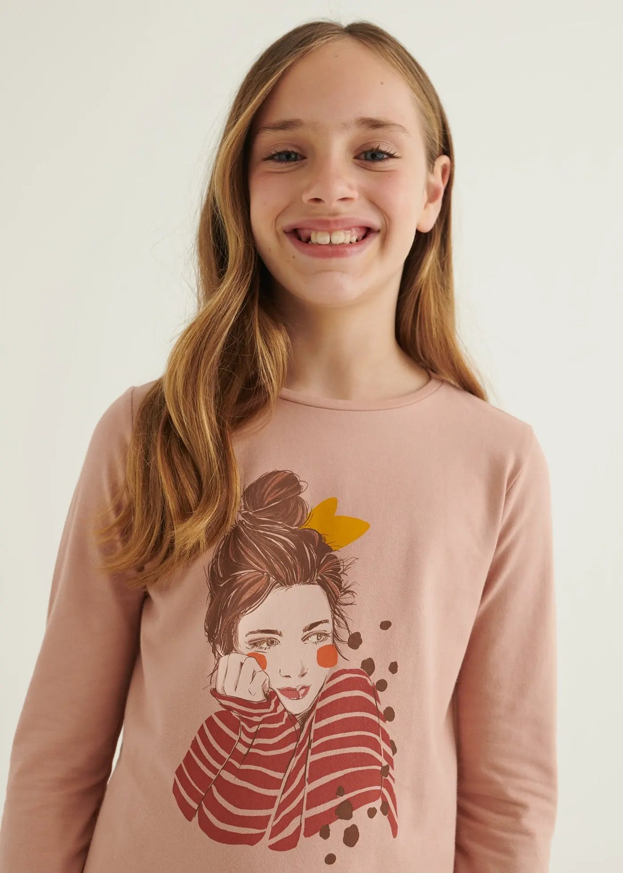 Long Sleeved Graphic T-shirt Girl | Mayoral - Mayoral