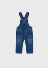 Long Soft Denim Dungarees Baby | Mayoral - Mayoral