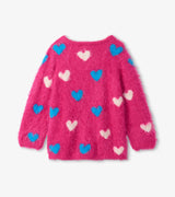 Lovey Hearts Fuzzy Sweater | Hatley - Jenni Kidz